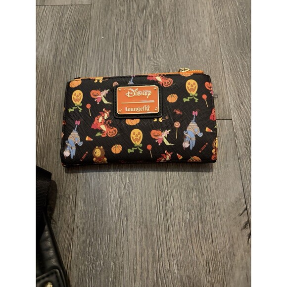 Loungefly Disney Winnie The Pooh Halloween Group GID Mini Backpack With Wallet main image 11